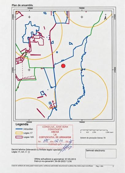 Teren agricol intravilan de 605 mp, în Exterior Vest