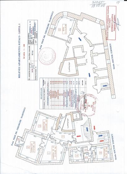 Apartament cu 3 camere semidecomandat în Cotroceni