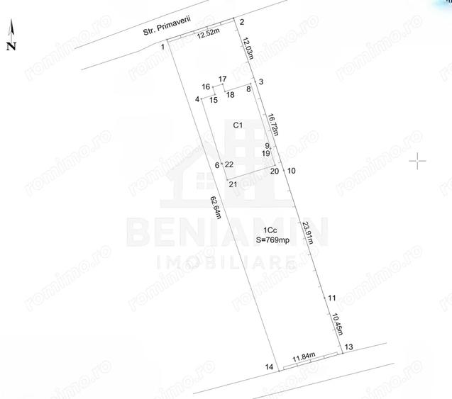 Casă cu Teren 770 Mp în Ghercești