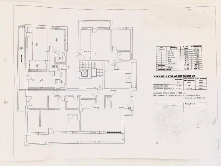 Apartament cu 3 camere semidecomandat în Sisești