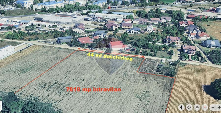 Teren Construcții intravilan de 7610 mp, în Sud