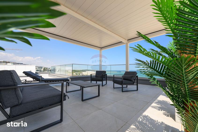 PENTHOUSE CU PISCINA, VEDERE PANORAMICA LA MARE/FALEZA OLIMP - 19