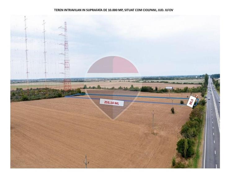 Teren Construcții intravilan de 10000 mp, în Ciolpani