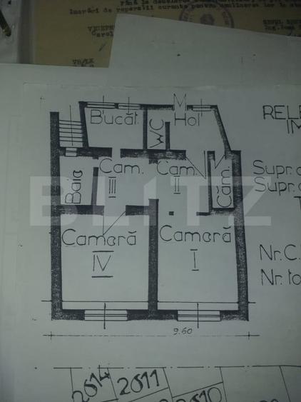 Casă cu 2 camere cu Canalizare în Central