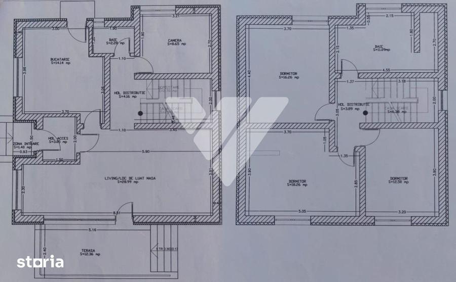 Casă cu 5 camere cu Teren 372 Mp în Central