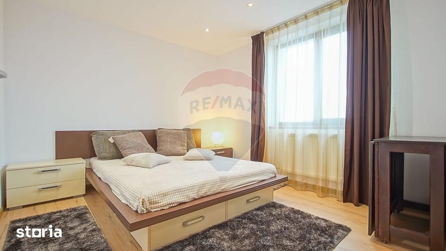 Apartament cu 2 camere semidecomandat, mobilat în Vlahuță