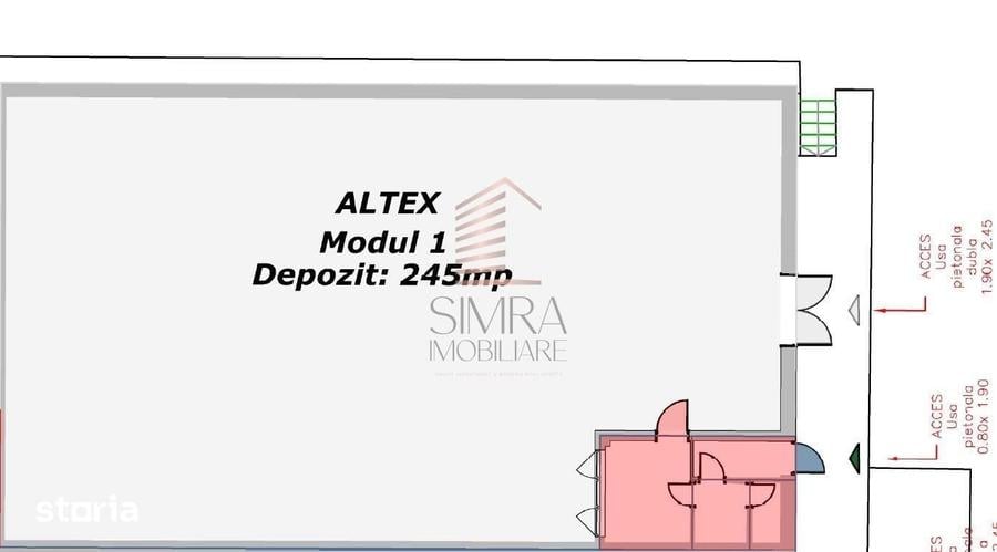 Spațiu comercial, de 420 mp, în Vest