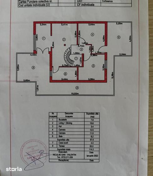 Apartament cu 5 camere în Corbeanca
