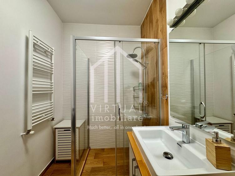 Apartament cu 2 camere decomandat, mobilat în Piața Cluj