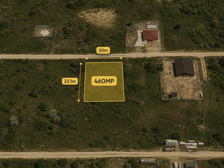 Teren agricol intravilan de 460 mp, în Lumina