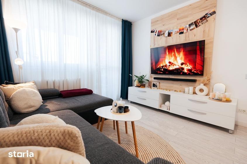 Apartament cu 2 camere decomandat în Ozana