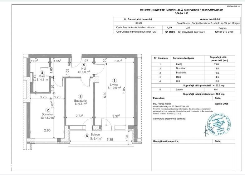 Apartament 2 camere decomandat - 11