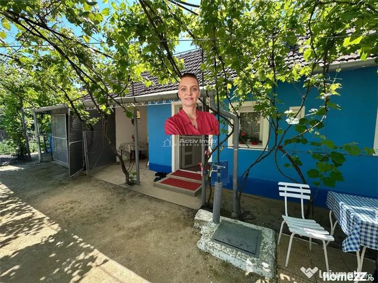 Casă cu 2 camere cu Teren 1501 Mp în Birda