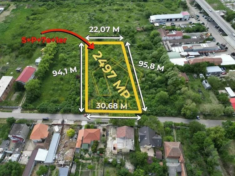 Teren Construcții intravilan de 2497 mp, în Ronaț