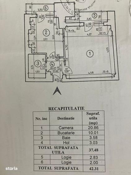 Garsonieră decomandată în Nerva Traian
