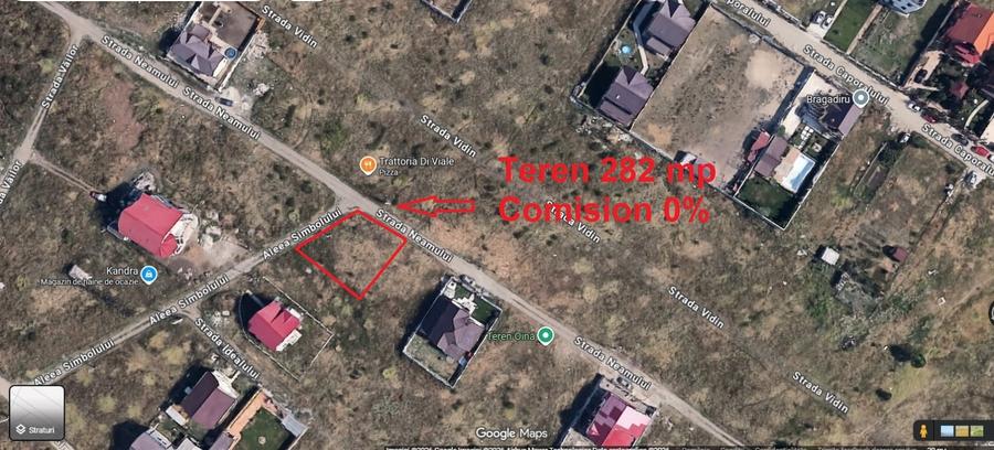 Teren Construcții intravilan de 282 mp, în Central