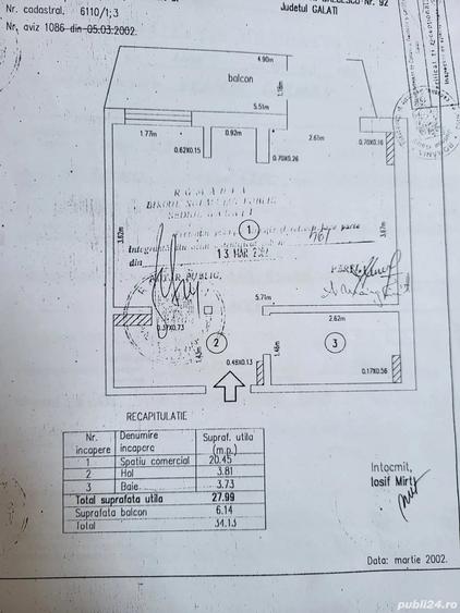 Spațiu comercial, de 34 mp, în Central