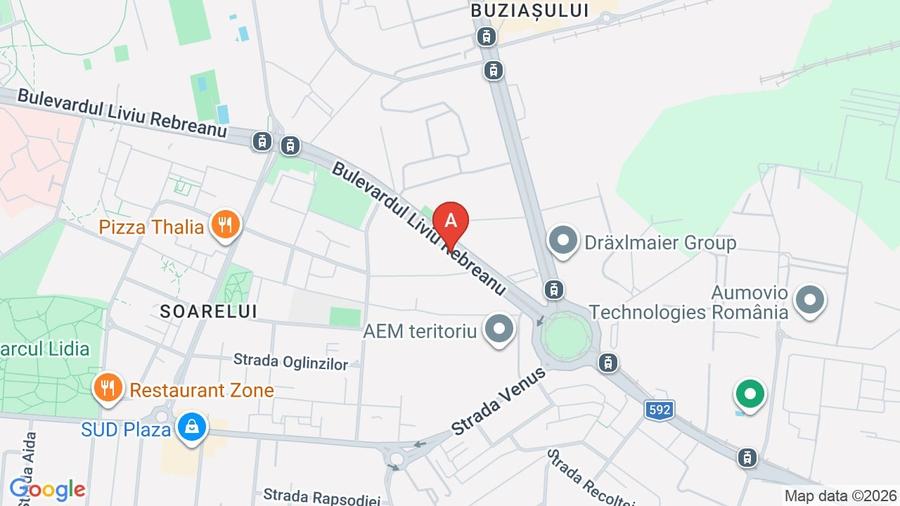 Apartament cu 2 camere decomandat, mobilat în Buziașului
