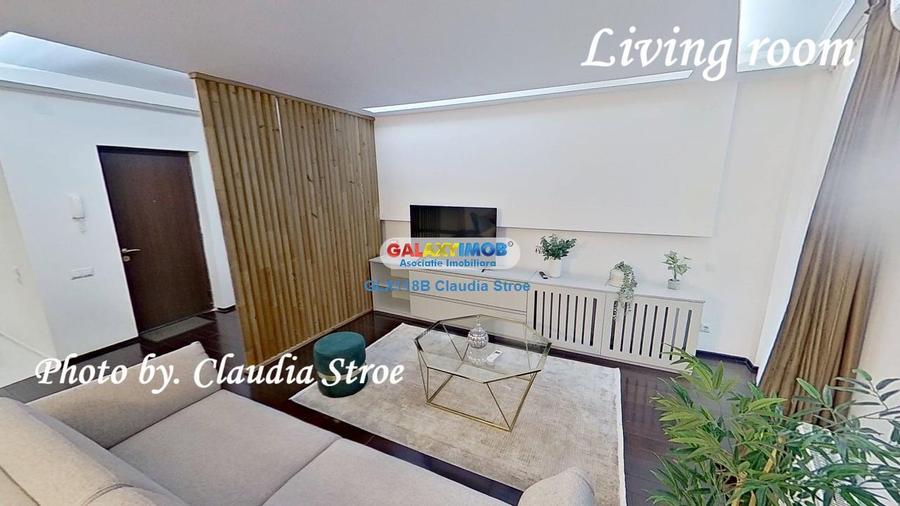 Apartament cu 2 camere semidecomandat, mobilat în Herăstrău