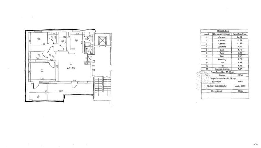 Apt luminos cu 3 camere, 25 mp terasa, 2 locuri parcare Felicity - 20