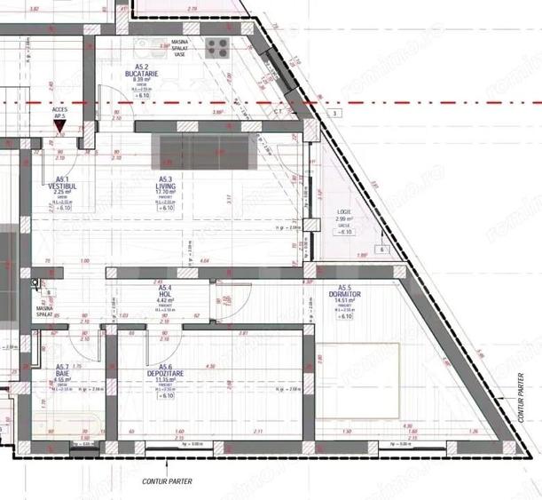 Apartament cu 3 camere decomandat în Mehala
