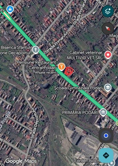 Casă cu 3 camere în Podari