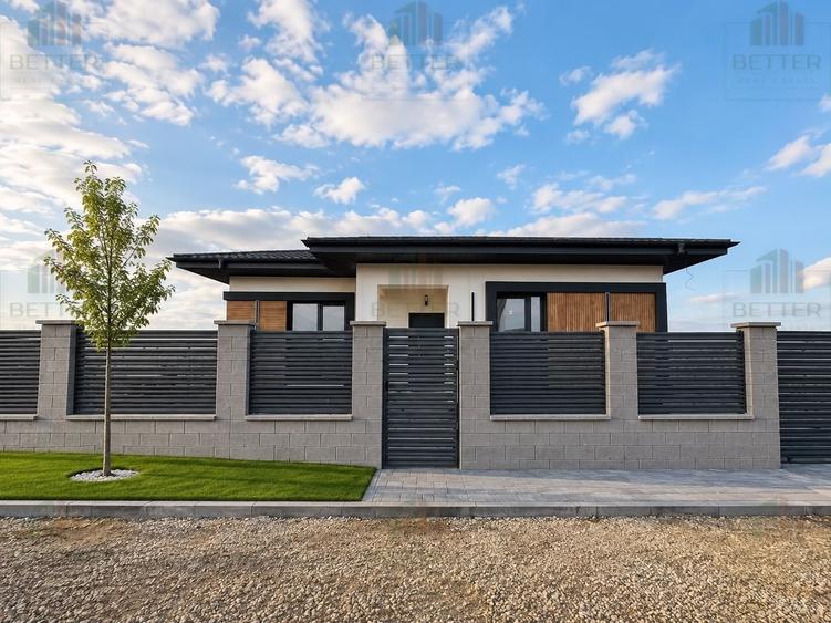 Casă nouă 4 camere individuală - acces asfaltat - curte 370 mp - 1