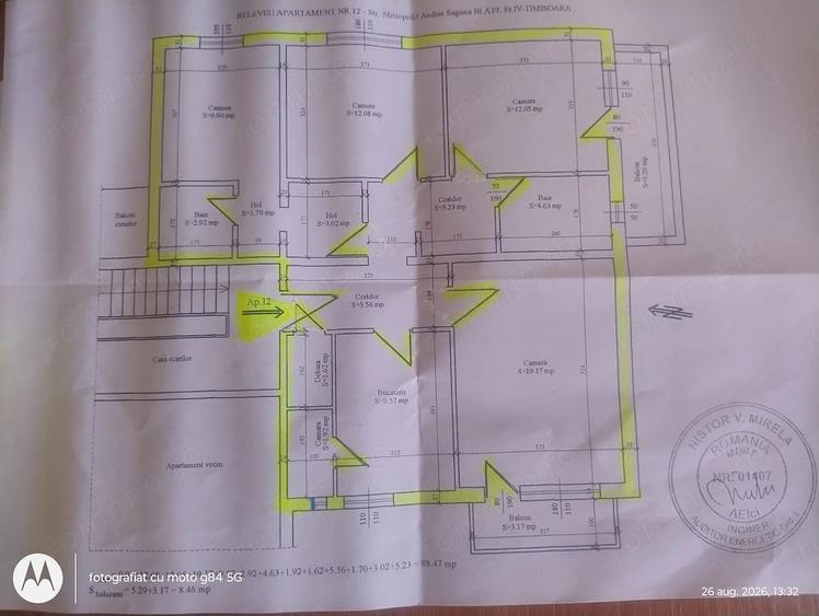 Apartament cu 4 camere de vanzare in zona Andrei Saguna - 1
