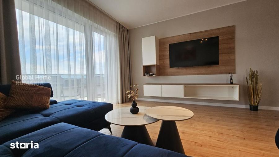 Apartament cu 2 camere decomandat, mobilat în Tunari