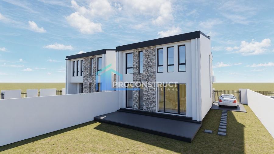 Duplex cu 4 camere cu Canalizare în Moșnița Nouă