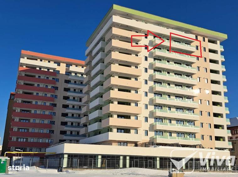 Unirea Towers Ap 1 cam-etaj intermediar-41 mp-loc de parcare inclus - 1