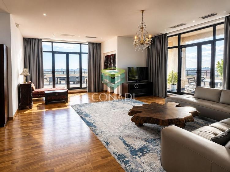 Baneasa-Iancu Nicolae, penthouse de inchiriat, mobilat si utilat - 4