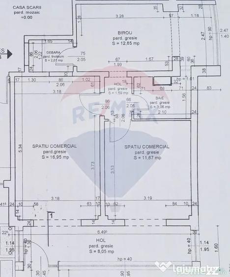 Spațiu comercial, de 68 mp, în Calea București