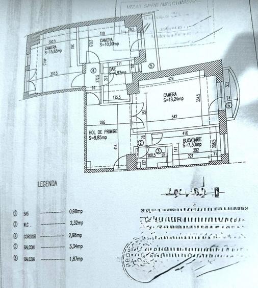 Apartament cu 3 camere decomandat, mobilat în P-ța Alba Iulia