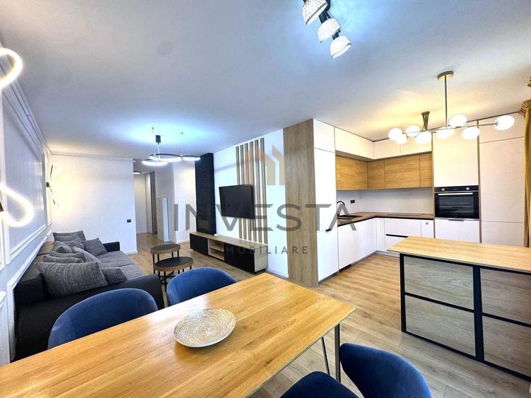 Apartament cu 3 camere semidecomandat, mobilat în Zorilor