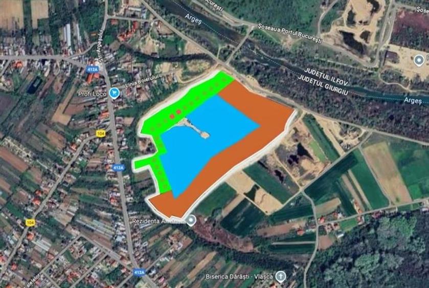 Teren extravilan de 38000 mp, în Adunații-Copăceni