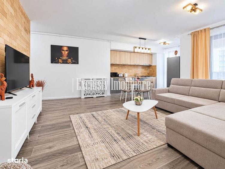 Apartament cu 2 camere, mobilat în Central