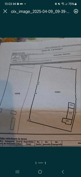 Teren Construcții intravilan de 1800 mp, în Drăghiceni
