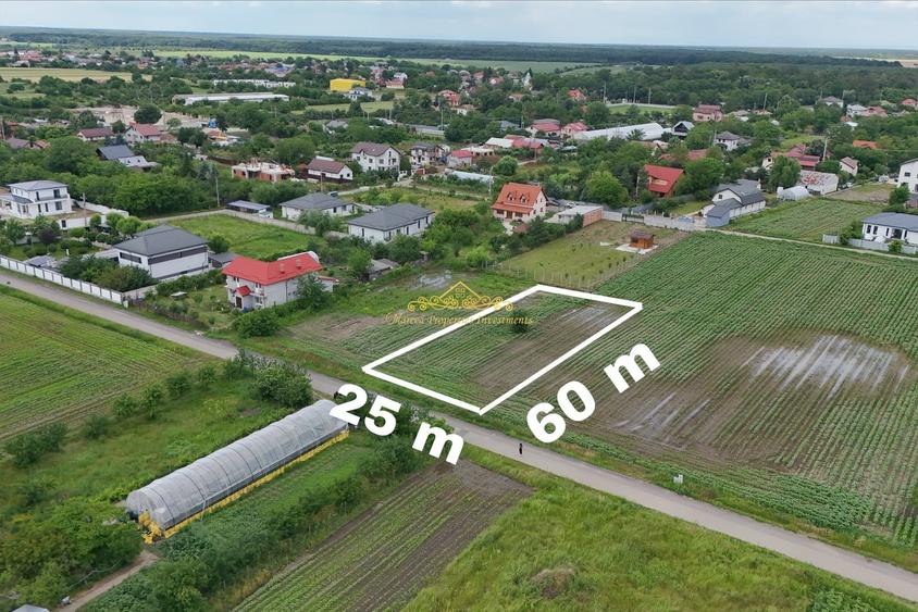 Teren Construcții intravilan de 1500 mp, în Căciulați