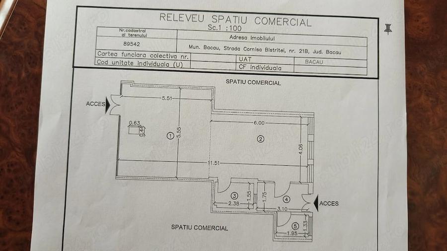 Spațiu comercial, de 66 mp, în Cornișa