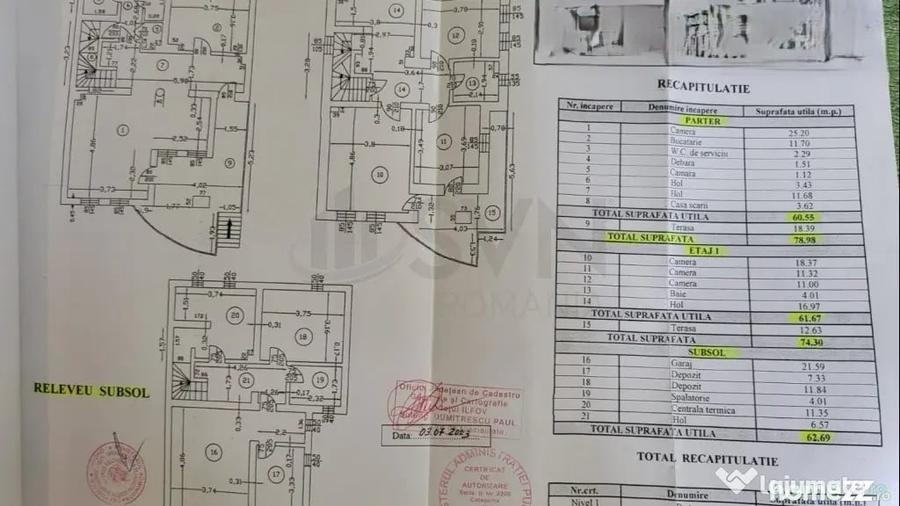 Casă cu 4 camere cu Teren 670 Mp în Chitila