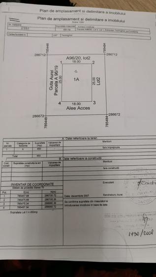 Teren agricol extravilan de 450 mp, în Exterior Vest