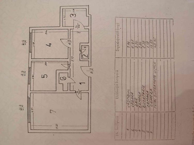 Apartament cu 2 camere decomandat în Moșilor