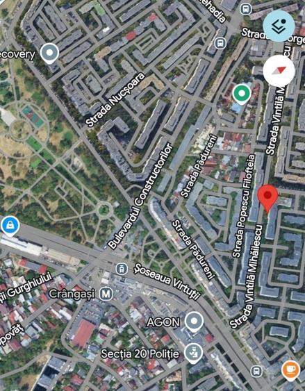 Apartament cu 2 camere semidecomandat în Crângași