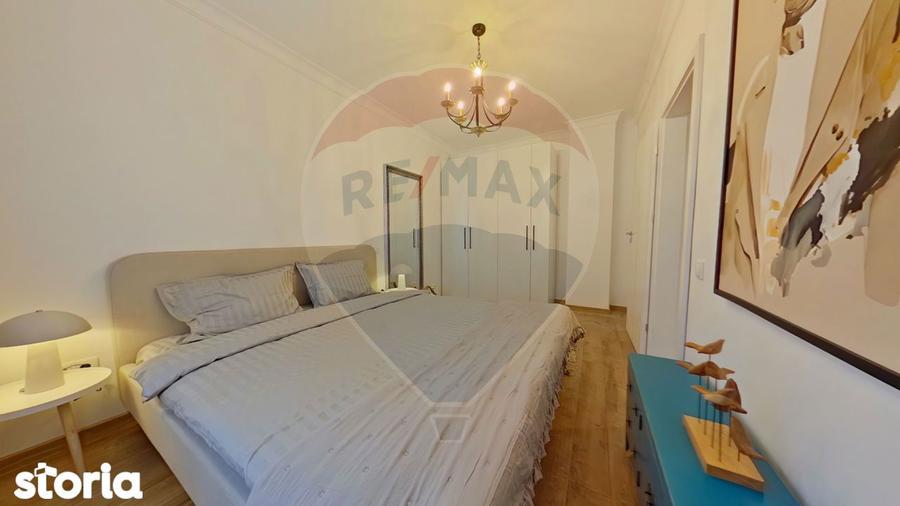 Apartament cu 2 camere, mobilat în Borhanci