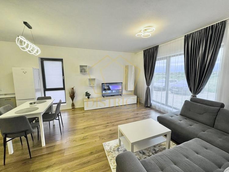 Apartament cu 2 camere semidecomandat, mobilat în Giroc