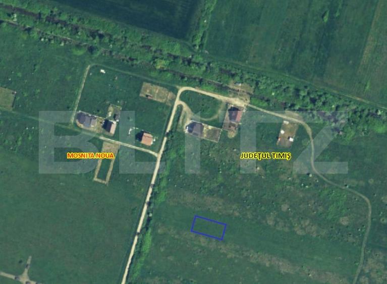 Teren Construcții intravilan de 740 mp, în Moșnița Nouă
