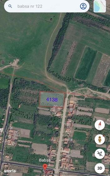 Teren de 4138 mp, în Belinț