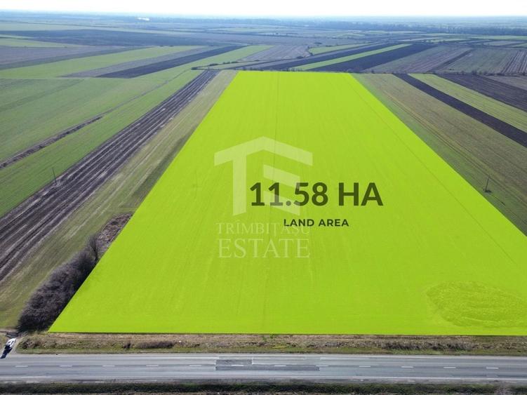 Teren agricol extravilan de 115800 mp, în Șeitin