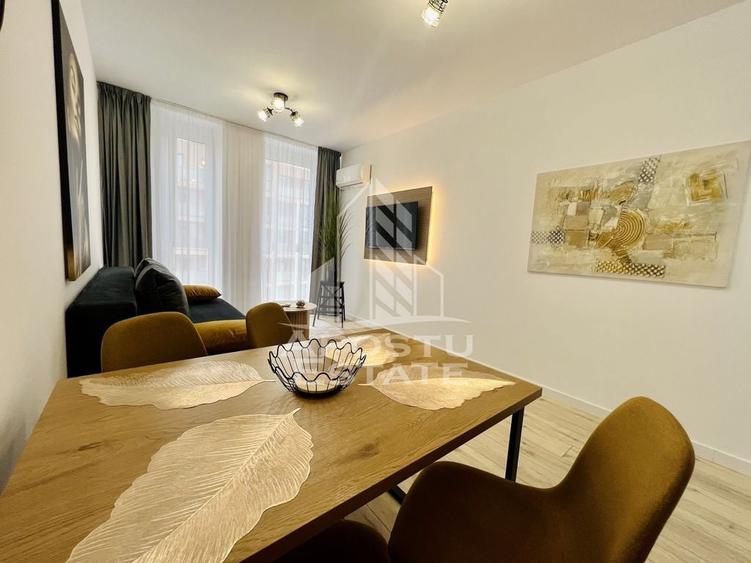 Apartament cu 2 camere semidecomandat, mobilat în Torontalului